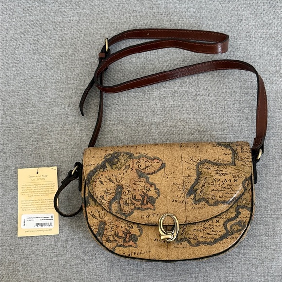 Patricia Nash Handbags - Patricia Nash European Map Print Velledoria Crossbody Bag